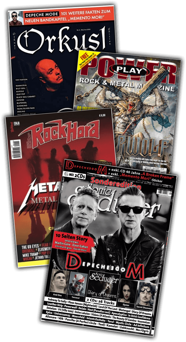 Hyldr featured in various magazine